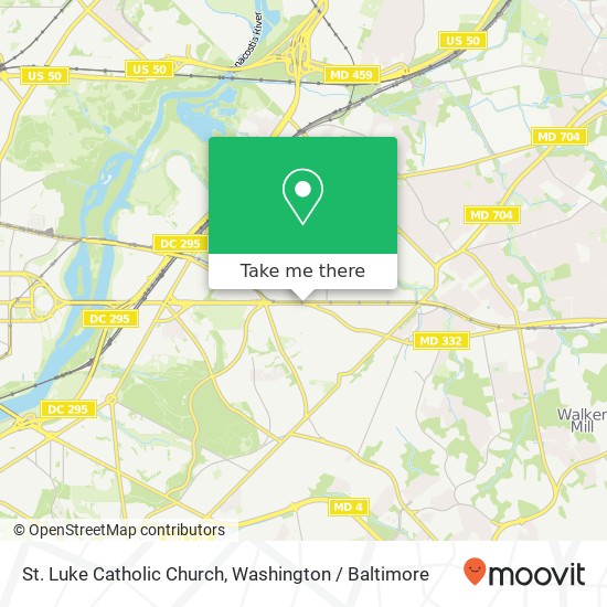 Mapa de St. Luke Catholic Church