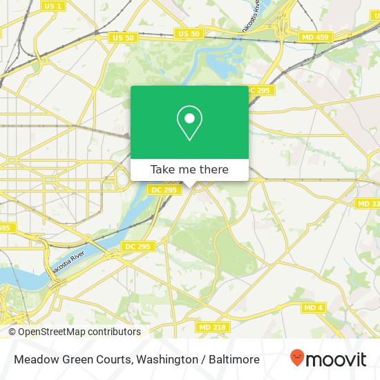 Mapa de Meadow Green Courts