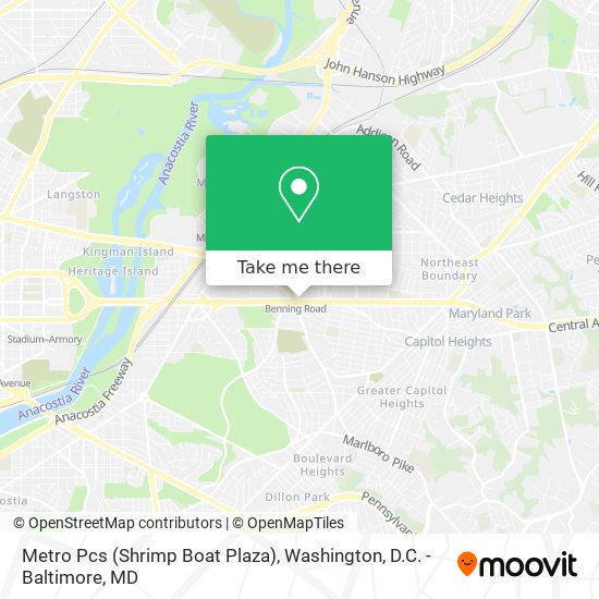 Metro Pcs (Shrimp Boat Plaza) map