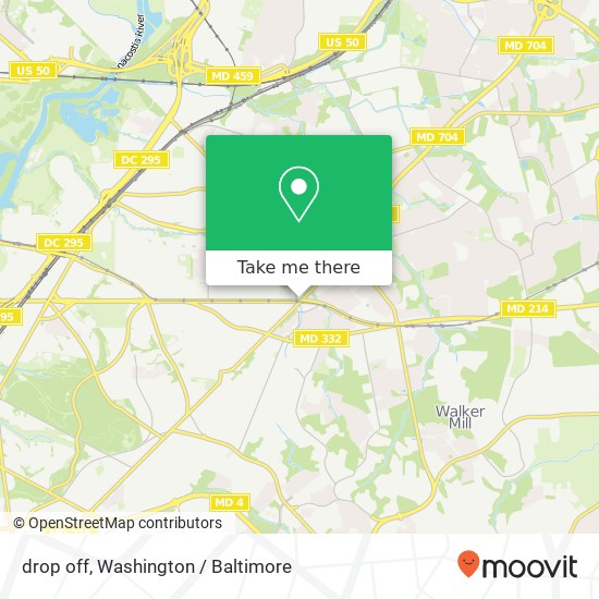 drop off map