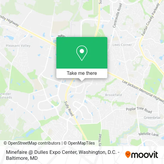 Minefaire @ Dulles Expo Center map