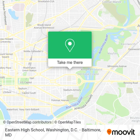 Eastern High School map