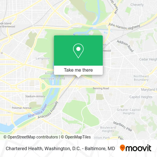 Chartered Health map