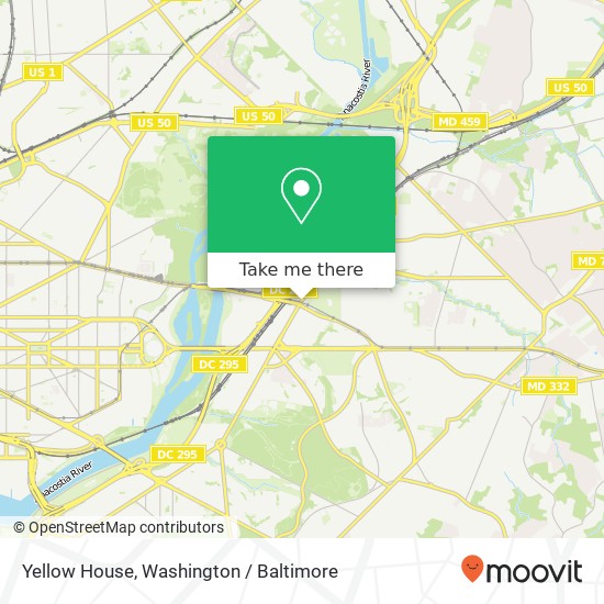 Yellow House map