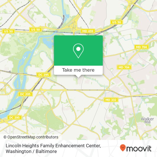 Mapa de Lincoln Heights Family Enhancement Center