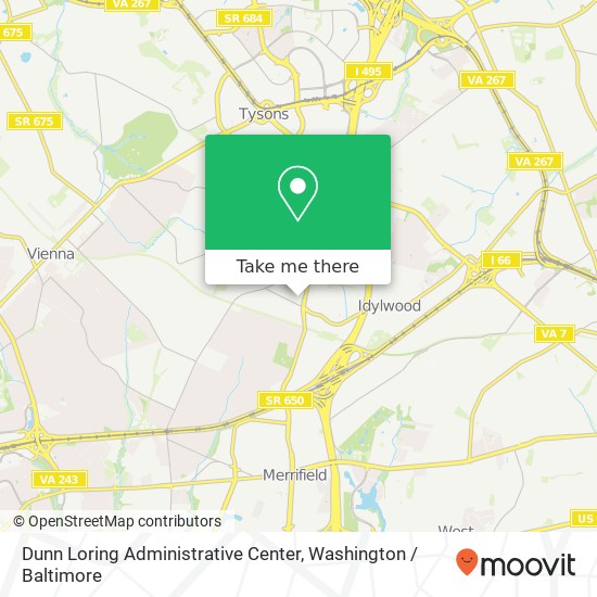 Mapa de Dunn Loring Administrative Center