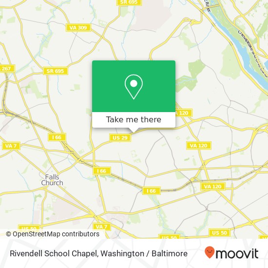 Mapa de Rivendell School Chapel