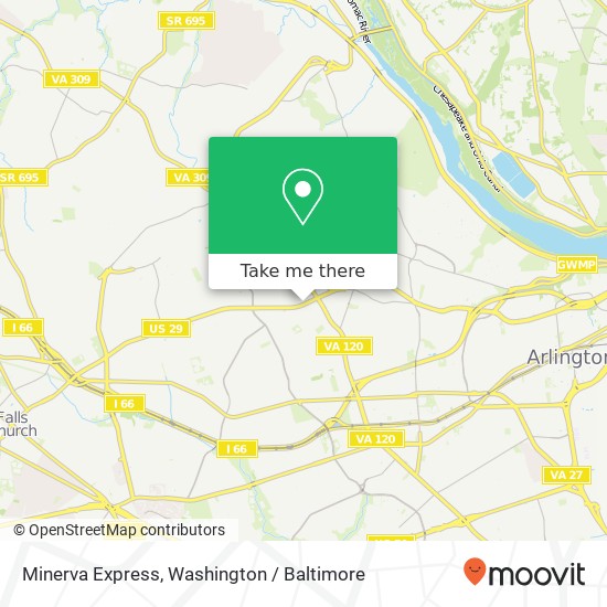 Mapa de Minerva Express