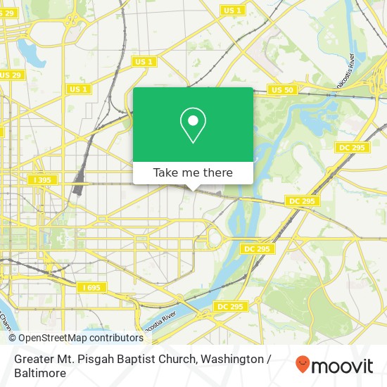 Mapa de Greater Mt. Pisgah Baptist Church