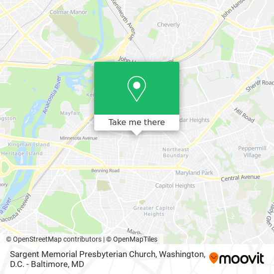 Mapa de Sargent Memorial Presbyterian Church