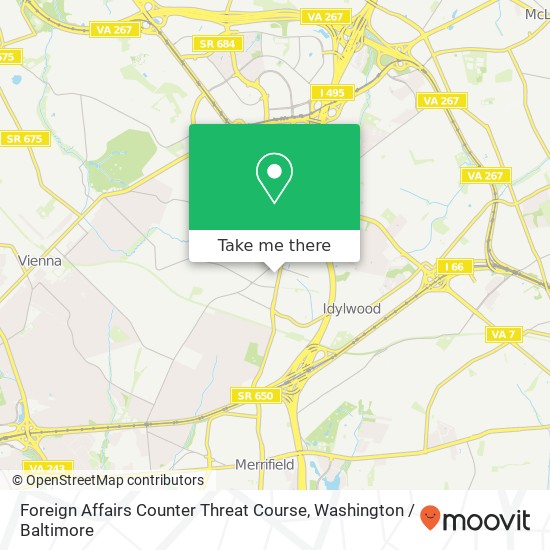 Foreign Affairs Counter Threat Course map