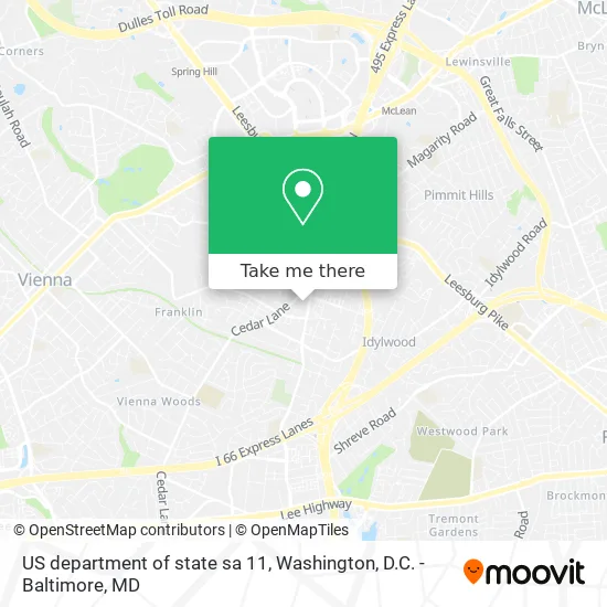 Mapa de US department of state sa 11