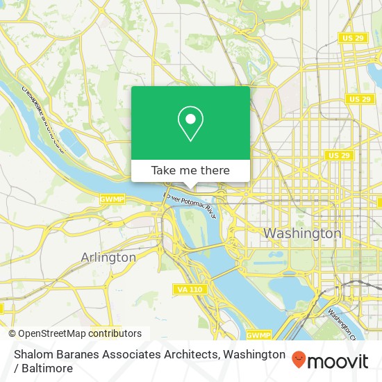 Shalom Baranes Associates Architects map