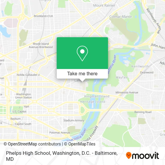 Phelps High School map