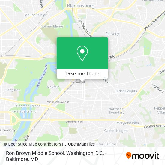 Mapa de Ron Brown Middle School