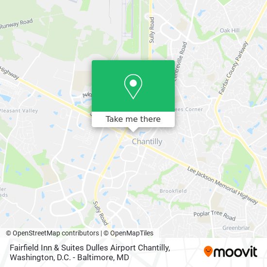 Fairfield Inn & Suites Dulles Airport Chantilly map