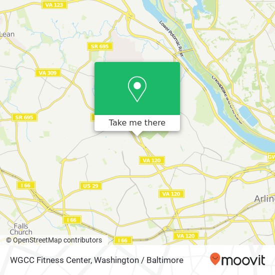 Mapa de WGCC Fitness Center