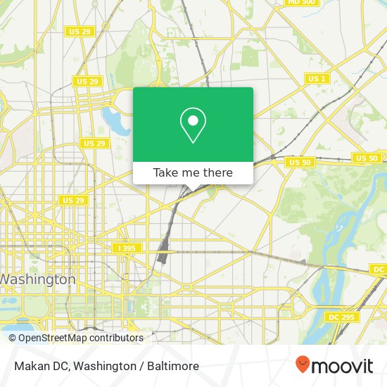 Mapa de Makan DC