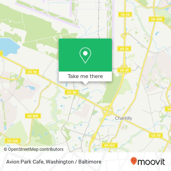 Avion Park Cafe map