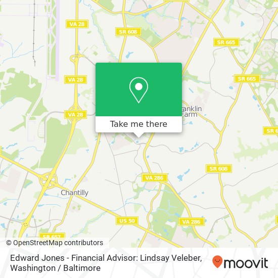 Mapa de Edward Jones - Financial Advisor: Lindsay Veleber