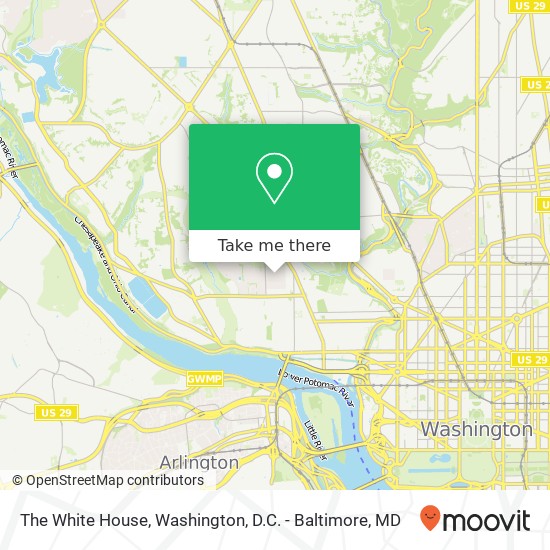 The White House map