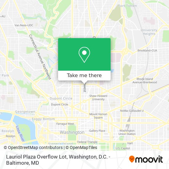 Mapa de Lauriol Plaza Overflow Lot