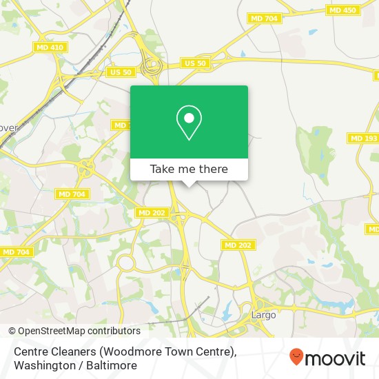 Mapa de Centre Cleaners (Woodmore Town Centre)