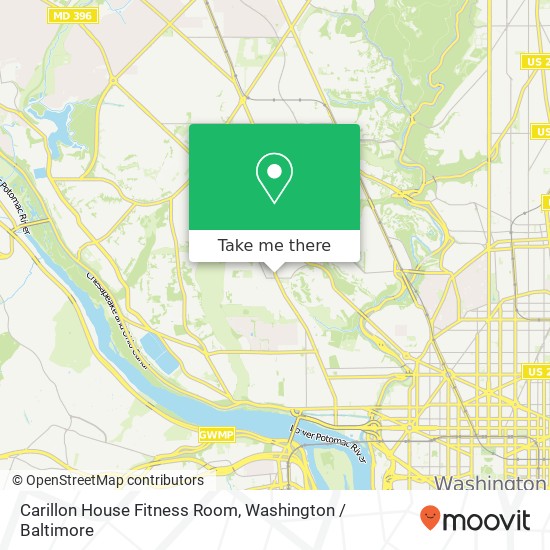 Mapa de Carillon House Fitness Room