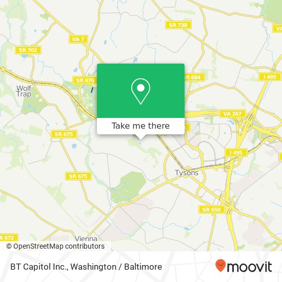 BT Capitol Inc. map