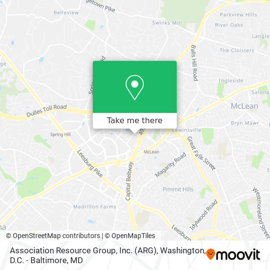 Association Resource Group, Inc. (ARG) map