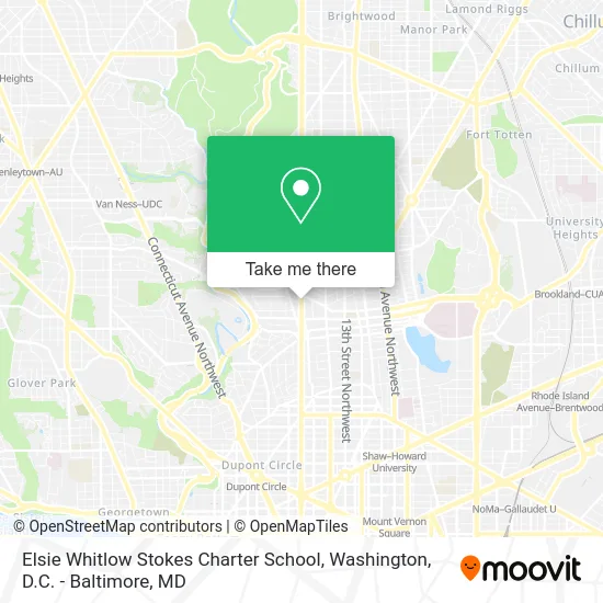 Elsie Whitlow Stokes Charter School map