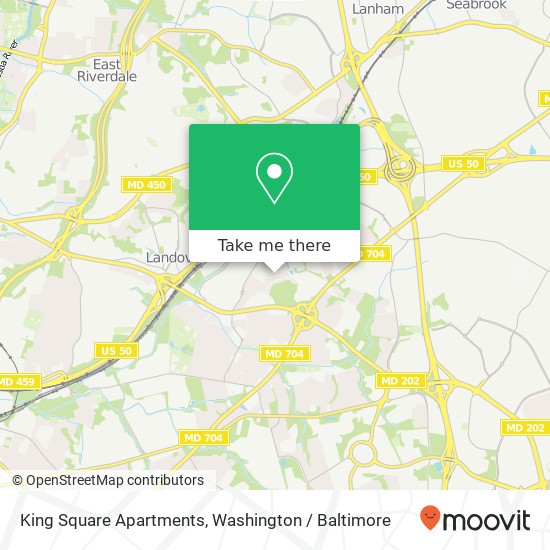King Square Apartments map