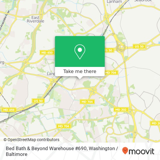 Bed Bath & Beyond Warehouse #690 map