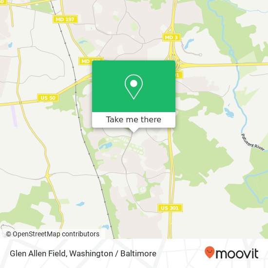 Mapa de Glen Allen Field