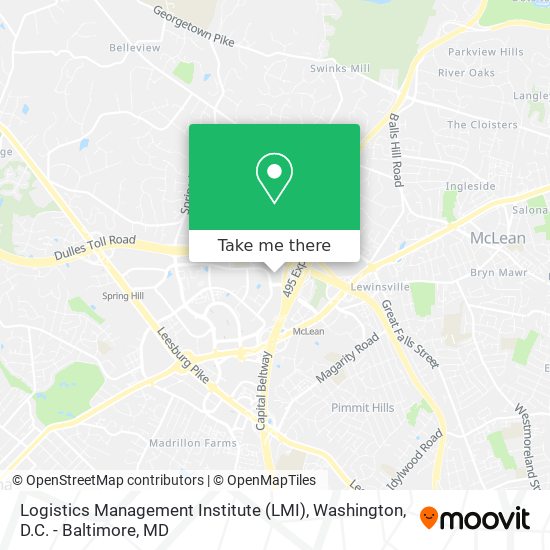 Logistics Management Institute (LMI) map