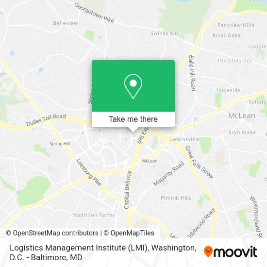 Logistics Management Institute (LMI) map