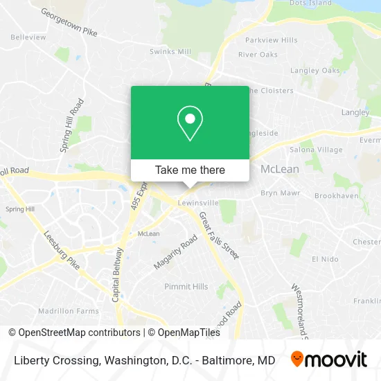 Mapa de Liberty Crossing