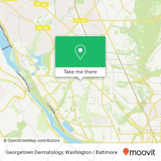 Georgetown Dermatology map