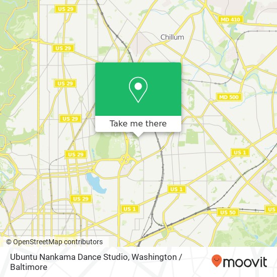 Ubuntu Nankama Dance Studio map