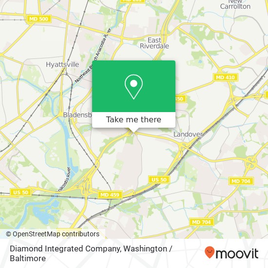 Mapa de Diamond Integrated Company