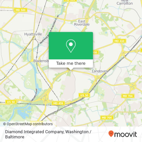 Diamond Integrated Company map