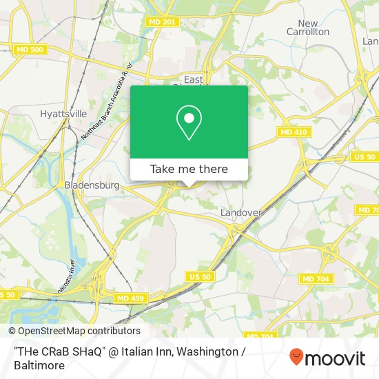 "THe CRaB SHaQ" @ Italian Inn map