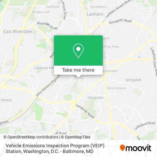 Vehicle Emissions Inspection Program (VEIP) Station map