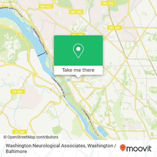 Washington Neurological Associates map