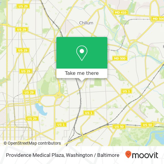 Providence Medical Plaza map