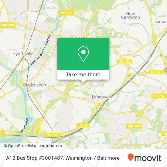 A12 Bus Stop #3001487 map