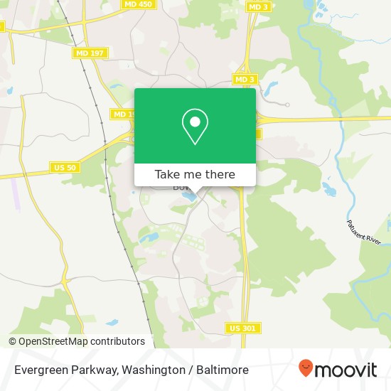 Evergreen Parkway map