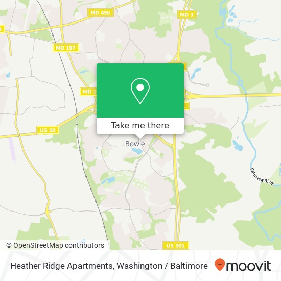 Mapa de Heather Ridge Apartments