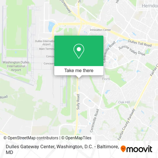 Mapa de Dulles Gateway Center