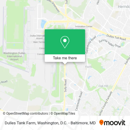 Mapa de Dulles Tank Farm